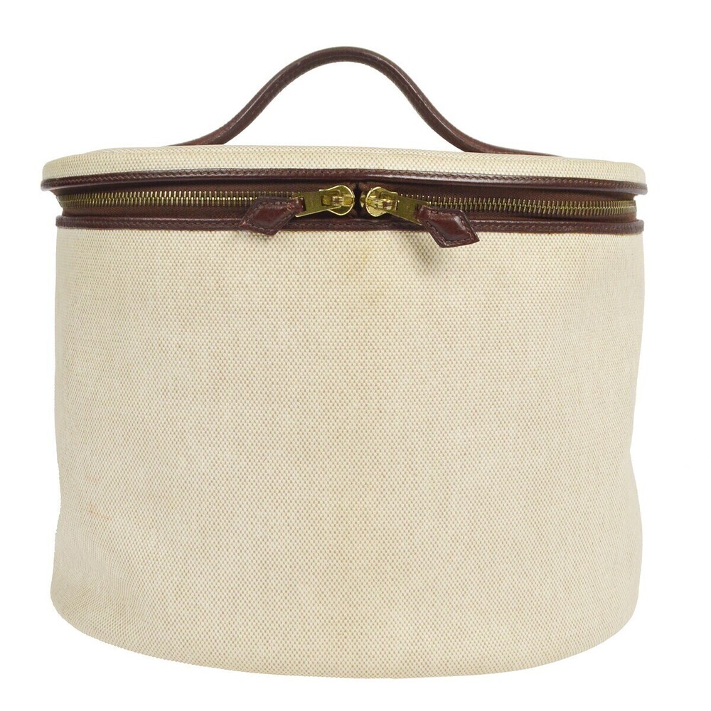 Hermes Acapulco Vanity Toile with Leather